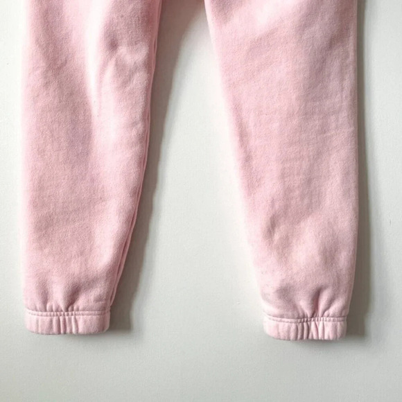 Aritzia TNA Cozy  Fleece Mid Rise Basic Sweatpants Crystal Pink Size Small - Picture 11 of 14
